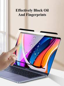 DANYCASE 1 Miếng Bảo Vệ Màn Hình Trong Suốt Từ Tính HD Cho Pro Air 13.3 2018 2019 2020 M1 M2 2022 Air 13.6 Pro14 16 Phụ Kiện Máy Tính Xách Tay - Trong sáng - Xem 4