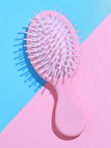 1個女性用撥水髮刷,迷你便攜女孩空氣墊梳子可愛塑料旅行髮刷