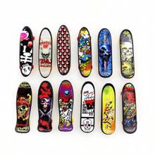Random Color Finger Skateboard, Mini Fingerboard Toy Set With Ramp Desk For Kids And Adults, Creative Finger Skateboard Kit - Multicolor - View 4