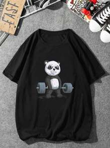 Men Shirts - 黑色 - 查看 1