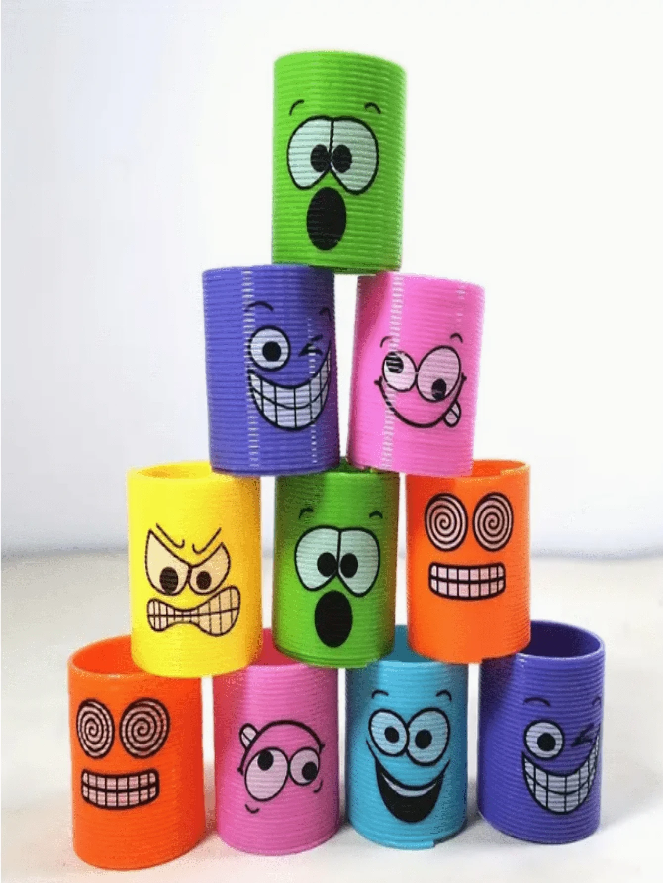 Divertido Juguete Emoji Mini Rainbow Spring - Multicolor - Ver 1