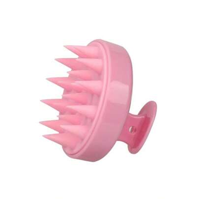 1 masajeador para el cabelludo, depurador del cabelludo con cerdas de silicona suaves para el crecimiento del cabello y eliminación de la caspa, cepillo de champú para el cabelludo exfoliante