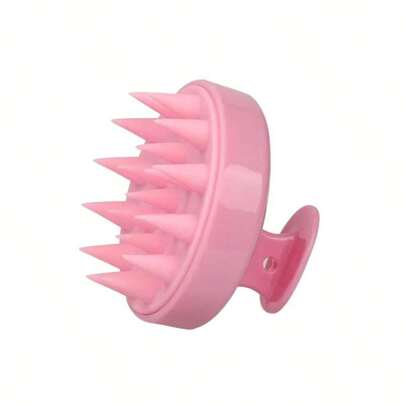 1pc Hair Scalp Massager, Scalp Scrubber with Soft Silicone Bristles for Hair Growth & Dandruff Removal, Hair Shampoo Brush for Scalp Exfoliator