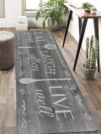 1pc Kitchen Mat Cushioned Anti Fatigue Floor Mat, Thick Non Slip Waterproof Kitchen Rugs And Mats, Standing Mat For Kitchen,Floor,Home,Office,Desk,Sink,Laundry ,Room Decor