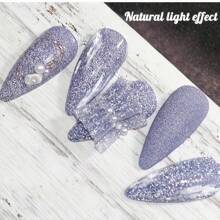 XEIJAYI 6 件套闪亮反光亮片凝胶指甲油套装，全息钻石可卸 UV LED 凝胶指甲油，适合家庭美甲沙龙 DIY 美甲艺术，DIY 沙龙礼物嘉年华女士。 - 彩色 - 查看 7