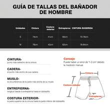Traje de Baño Hombre Estampado Bañador Corto, Pantalones de Playa con 3 Bolsillos y cordón Ajustable, Trajes de Baño de Playa de Secado Rápido con Forro de Mallas, para Playa Natación Piscina - Gris - Ver 6