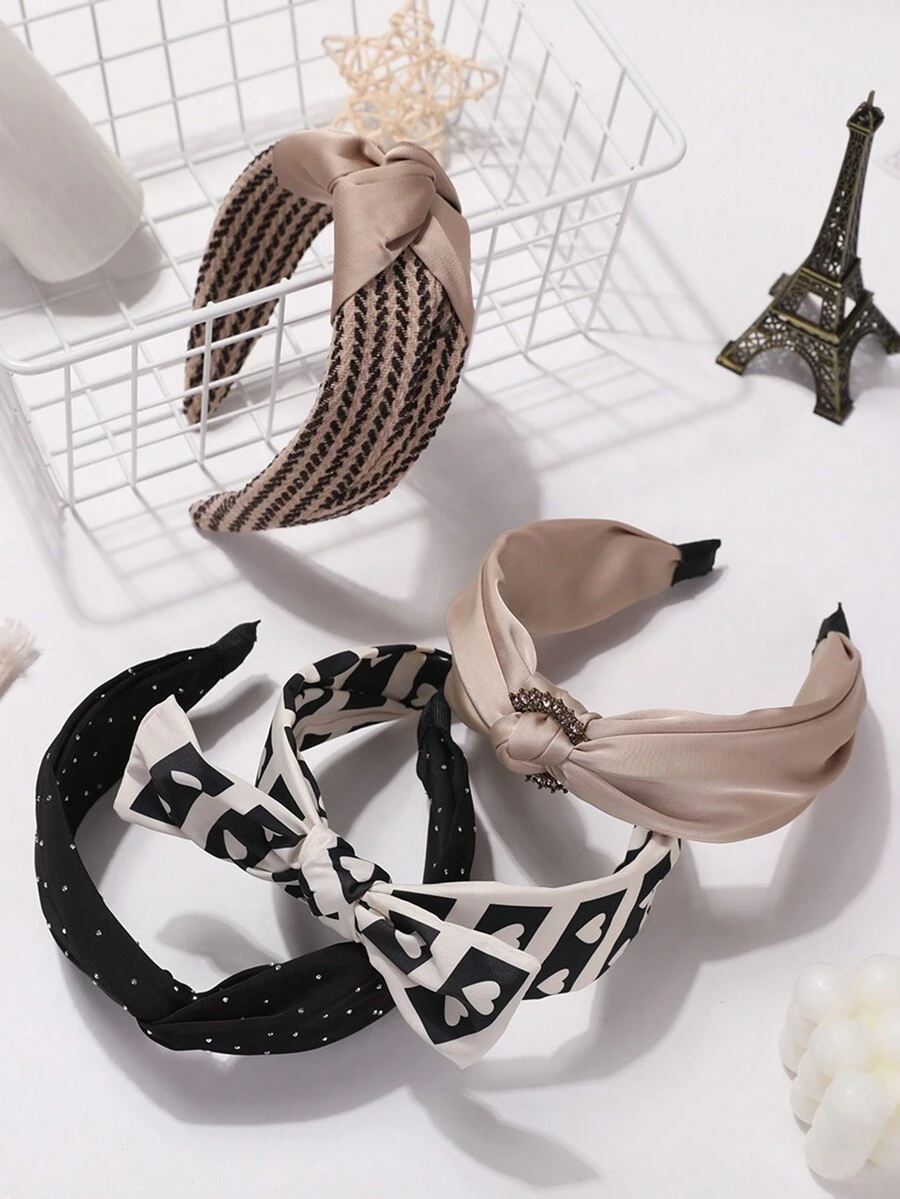 1pc Fashionable & Simple Hairband For Girls, Suitable For Daily Use And - Multicolor - View 1