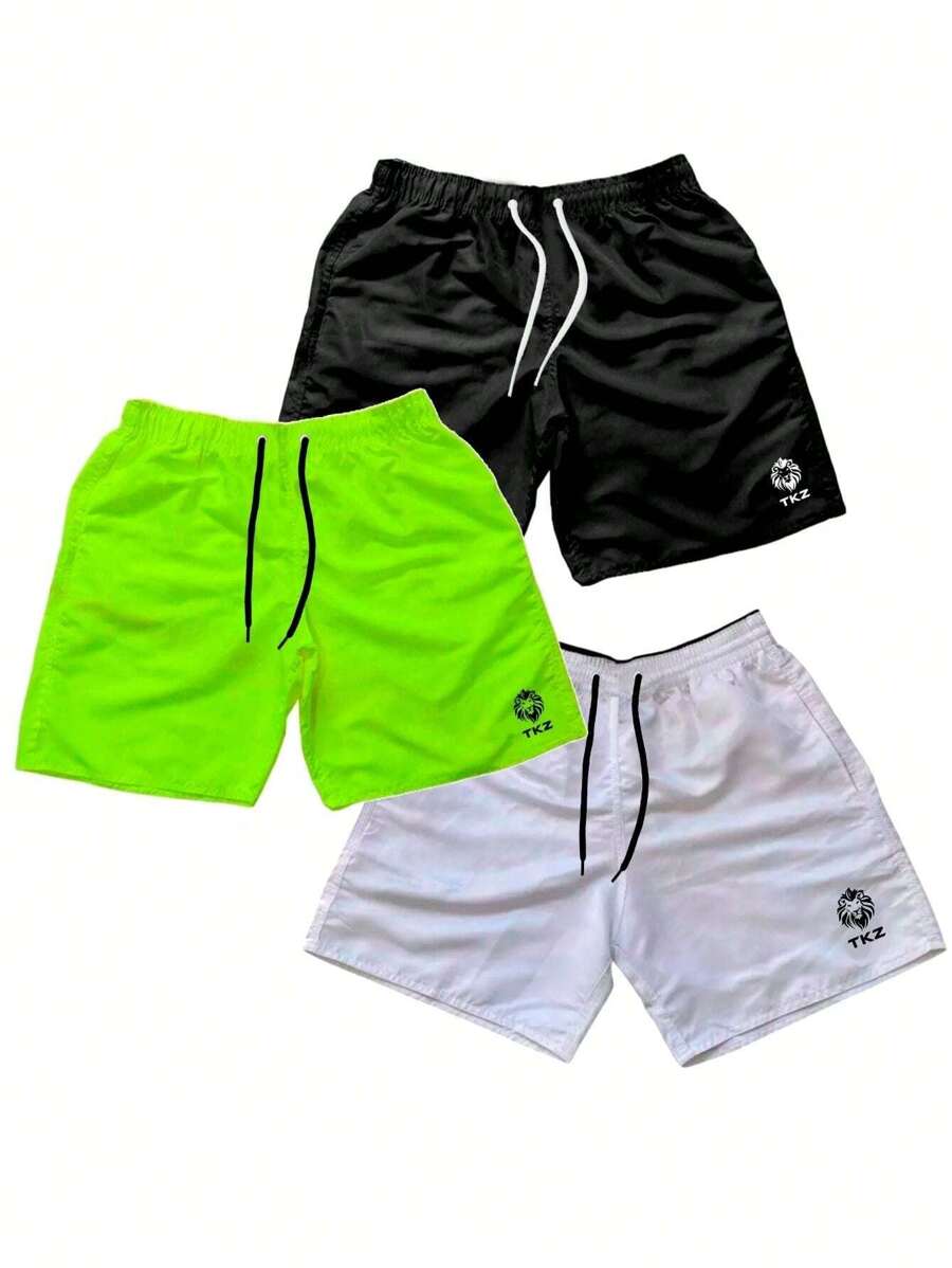 Men Shorts - Green - View 1