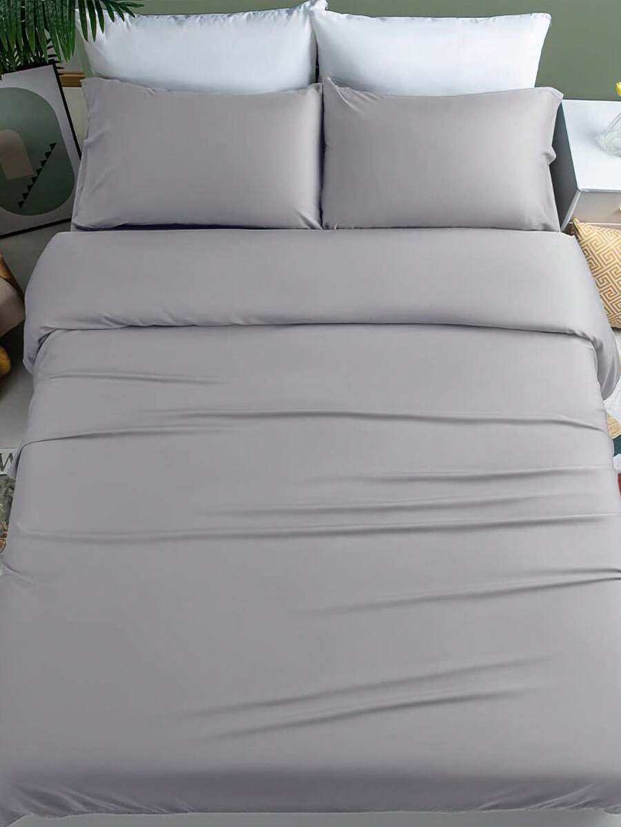 4 pcs Bamboo Bed Sheets, Cooling Soft Sheets Set with 16 Inch Deep Pocket - Xám - Xem 1