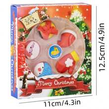1pc/box Creative Combination Activity Reward Christmas Eraser Gift Set For Christmas - Multicolor - View 2