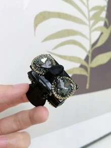 Kẹp tóc nơ & vuốt tóc đa năng để tạo kiểu tóc - màu đen - Xem 2