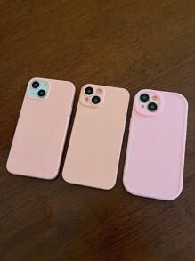 3入套不同款式粉色手機殼,適用於 Iphone - 粉色 - 查看 3