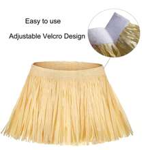 6pcs Scarecrow Costume Set Include Raffia Scarecrow Straw Kit, Scarecrow Hat for Party Accessory - Multicolor - View 3