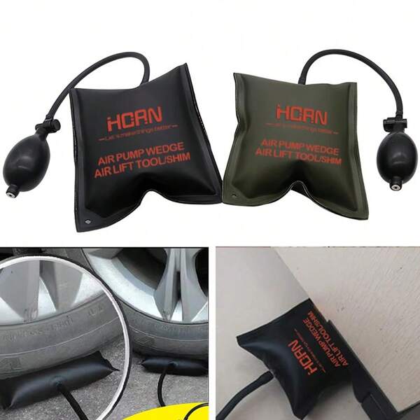 1Pc Auto Repair Tool Inflatable Airbag Adjustable Car Air Pump Car Door Repair Air Cushion Emergency Open Unlock Tool Kit Window Installation Positioning Air Cushion Airbag Auto Air Wedge Airbag Lock Pick Set Opener Tool Set,Tools For Men