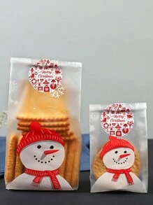 500 卷聖誕禮物系列貼紙、自黏標籤