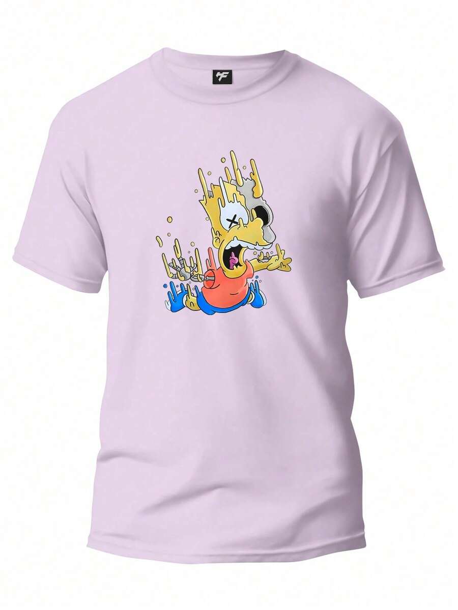 Men T-Shirts - Màu Cam san hô - Xem 1