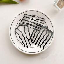 6 件/組 女士簡約風格髮飾、髮夾、髮夾和髮髻髮夾