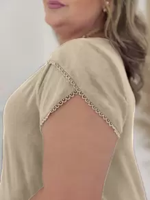 Women T-Shirts - 米色 - 查看 5