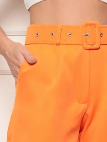 Women Shorts - Orange - View 5