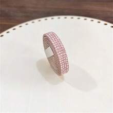 1 Rollo Cinta De Diamantes De Cristal Con Purpurina Autodhesiva, Cinta De Diamantes De Diamante De Imitación Con Purpurina Para Diy Manualidades, Decoración De Bodas Y Fiestas (0.39in*35.8in) - Rojo - Ver 14