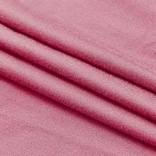 1pc Simple Pink Removable & Washable Elastic Corn Velvet Shell Curved Chair Cover All Seasons Used - Pink - View 9