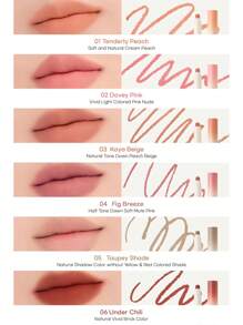 Rom&nd Romand Lip Mate唇线笔，0.5克，唇线笔，面部彩妆，持久显色，防晕染，色彩鲜艳，顺滑易涂，高显色度，旋转式设计，04号色：风中无花果，赠品 - 04 無花果微風 - 查看 4