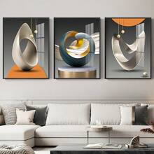 3-delige set wanddecoraties voor woonkamer en slaapkamer, woondecoratie, nieuwjaarscadeaus voor haar/hem, canvasprints zonder lijst, posters voor de kamer, maximalistische wanddecoratie, esthetische kamerdecoratie, spullen voor kamerdecoratie, woonkamer, slaapkamer, kantoordecoratie