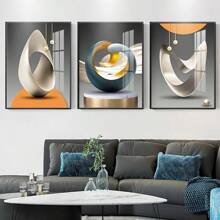 3-delige set wanddecoraties voor woonkamer en slaapkamer, woondecoratie, nieuwjaarscadeaus voor haar/hem, canvasprints zonder lijst, posters voor de kamer, maximalistische wanddecoratie, esthetische kamerdecoratie, spullen voor kamerdecoratie, woonkamer, slaapkamer, kantoordecoratie