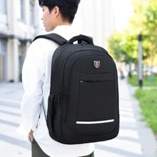 Mochila De Gran Capacidad Y Varios Compartimentos Con Durabilidad Y Rentabilidad - Negro - Ver 3