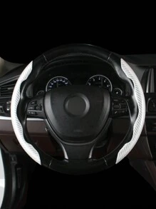 Cubre Volante De Dos Piezas Con Estilo De Hebilla Para Coches - Multicolor - Ver 2