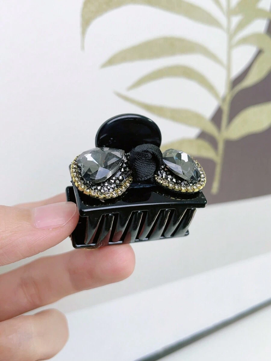 Kẹp tóc nơ & vuốt tóc đa năng để tạo kiểu tóc - màu đen - Xem 1