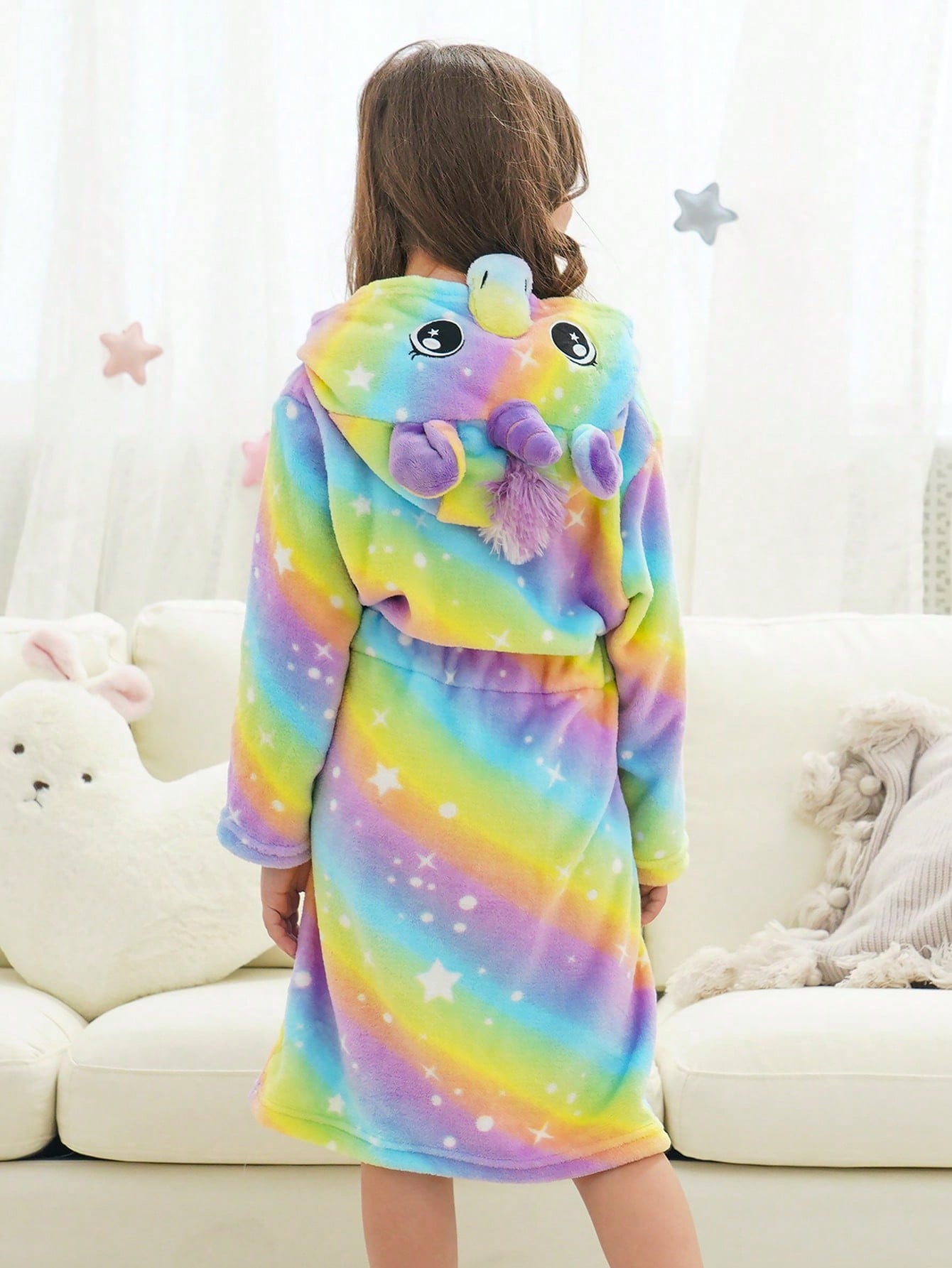 Girls' Unicorn Bathrobe SHEIN EUR