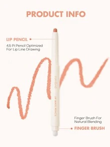 Rom&nd Romand Lip Mate 唇線筆 0.5g/0.02oz，唇線筆，臉部彩妝，持久顯色，長效持妝，濃郁色彩，塗抹順滑，高顯色度，可伸縮筆尖，易於使用，05 灰褐色 - 05 灰褐色調 - 查看 5