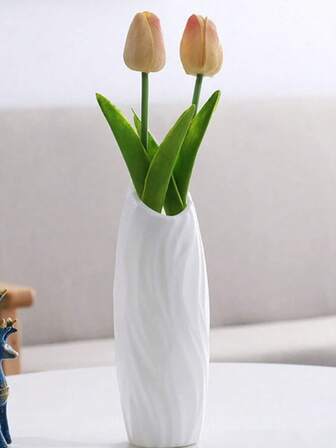 1只水培和新鮮花卉花瓶,極簡風格,適用於家居裝飾