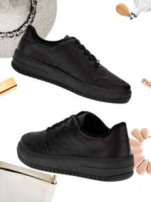 Women Casual Shoes - 黑色 - 查看 2