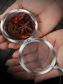 1pc 不鏽鋼調味袋 煲湯過濾袋 調味球袋 泡茶球 滷味燉肉調味料盒