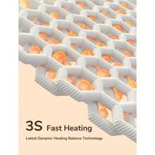 Hand Warmers, Rechargeable Electric Reusable Hand Warmer/Power Bank, Pocket Warmers with LED Display, Portable Hot Hands Hand Warmers for Outdoors Skiing Hunting Camping Golf Warm Gifts - 米色 - 查看 4