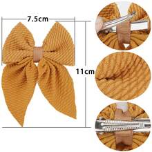 10入組/5對灰黑藍色女孩髮夾套裝,玉米穗珠材質,適用於各季節