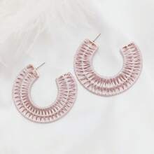 Nueva Llegada Exagerada Moda Hecha A Mano Cinta Trenzada Ear Cuffs - Dorado - Ver 2
