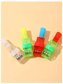 1入組酷新奇的LED減壓燈,卡通投影手電筒,手指投影手電筒,發光卡通手指覆蓋帶各種各樣圖案,玩具 - 彩色 - 查看 12