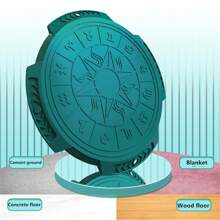 星座設計大尺寸靜音腹肌腰形塑身健身扭腰盤,家庭健身器材 - 綠色 - 查看 11