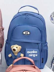 Women Fashion Backpacks - 藍色 - 查看 6