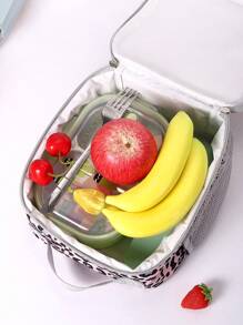 兒童簡約經典保溫午餐盒,可重複使用不漏水的軟冷卻袋,適用於學校、野餐、海灘