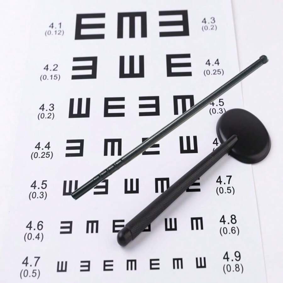 1 Set Of Eye Charts, Including Standard Logarithmic Visual Acuity Chart