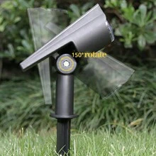 1pc Solar Powered Spotlight With Tree Lamp Holder For Outdoor Landscape Decoration Of Garden Villa, Lawn
