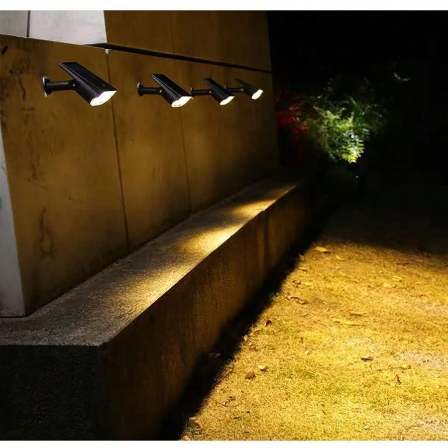 1pc Solar Powered Spotlight With Tree Lamp Holder For Outdoor Landscape Decoration Of Garden Villa, Lawn