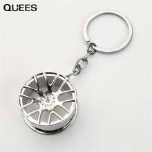 QUEES A Mặt dây chuyền chìa khóa - Bạc - Xem 5