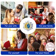 1入組925銀星月珠鏈手鐲,閃爍鑲嵌心形吊墜,適用於diy,生日禮物