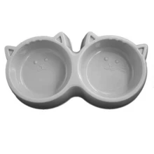 Plato de comida para gato  , tazón de comida para gato - Azul - Ver 2