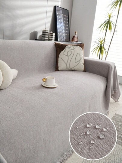 1pc Autumn And Winter Thickened Warm Plush Sofa Cover For Armrest And Backrests, Sofa Cushions, Sofa Covers, Bedspreads